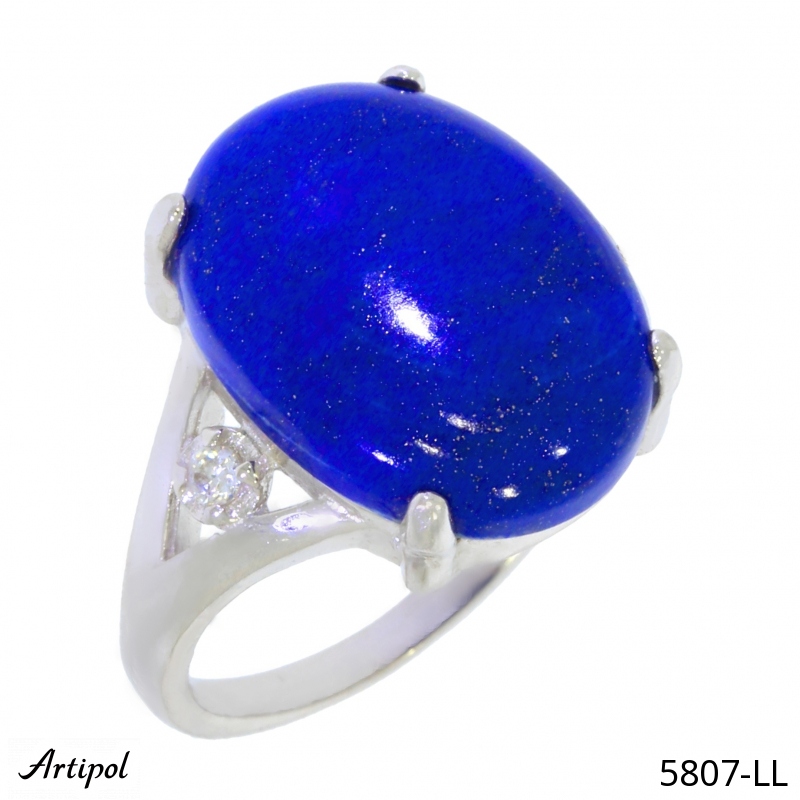 Ring 5807-LL with real Lapis lazuli