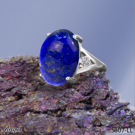 Pierścionek 5807-LL z Lapisem lazuli