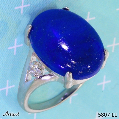Ring 5807-LL with real Lapis lazuli