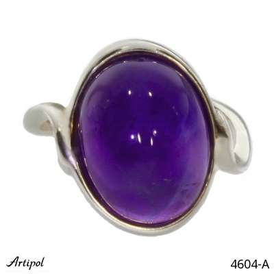 Ring 4604-A with real Amethyst