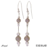 Earrings E3008-LAB with real Labradorite