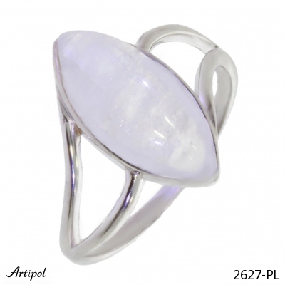 Ring 2627-PL with real Rainbow Moonstone