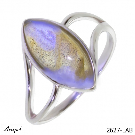 Bague 2627-LAB en Labradorite véritable