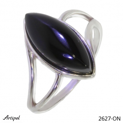 Ring 2627-ON with real Black Onyx