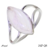 Bague 2627-QR en Quartz rose véritable