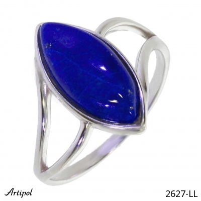 Ring 2627-LL with real Lapis lazuli