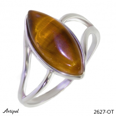 Ring 2627-OT with real Tiger Eye