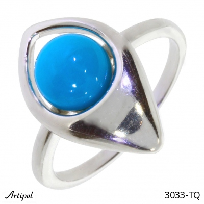 Ring 3033-TQ with real Turquoise