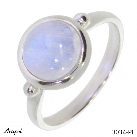 Bague 3034-PL en Pierre de lune véritable
