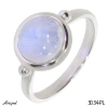 Ring 3034-PL with real Moonstone