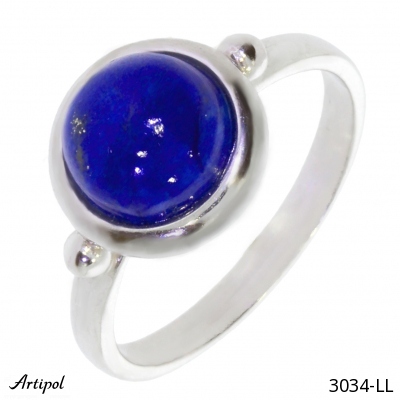 Ring 3034-LL with real Lapis lazuli