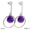 Boucles d'oreilles E3811-A en Amethyste véritable