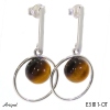 Earrings E3811-OT with real Tiger’s Eye