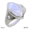 Ring 4226-PL with real Moonstone