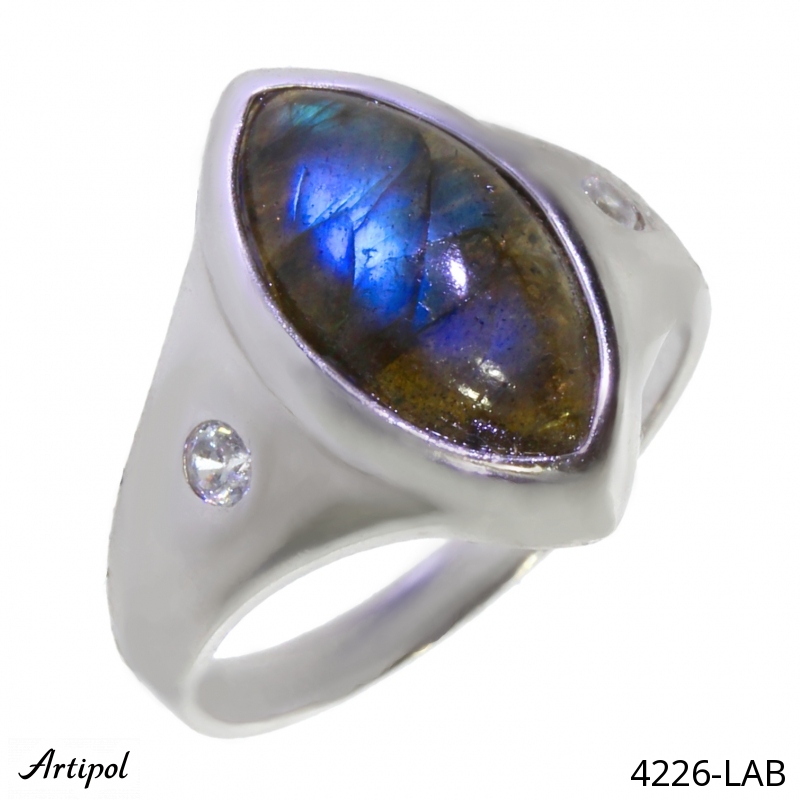 Bague 4226-LAB en Labradorite véritable