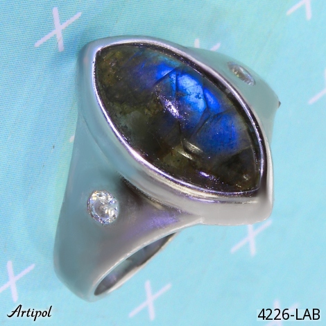 Ring 4226-LAB mit echter Labradorit