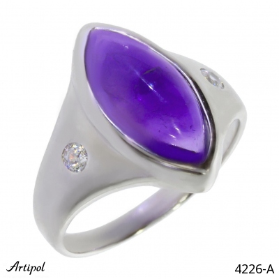 Ring 4226-A with real Amethyst