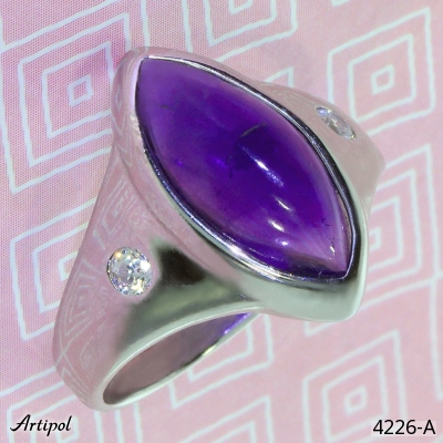 Ring 4226-A with real Amethyst