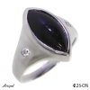 Ring 4226-ON with real Black Onyx