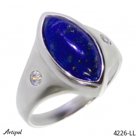 Ring 4226-LL with real Lapis lazuli
