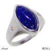 Ring 4226-LL with real Lapis lazuli