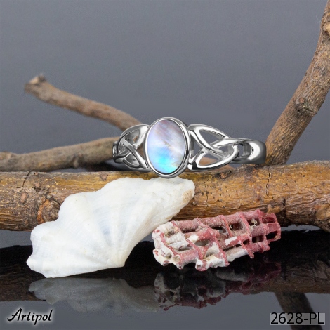 Bague 2628-PL en Pierre de lune véritable
