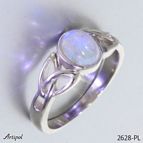 Bague 2628-PL en Pierre de lune véritable