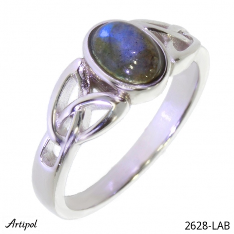 Ring 2628-LAB with real Labradorite