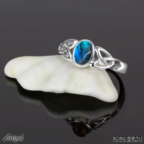 Ring 2628-LAB mit echter Labradorit