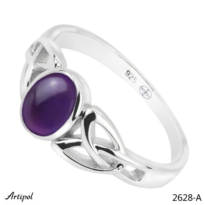 Ring 2628-A with real Amethyst