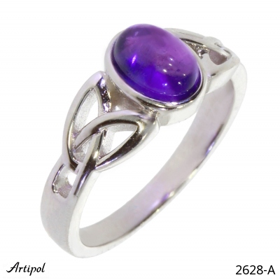 Ring 2628-A with real Amethyst