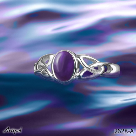 Ring 2628-A with real Amethyst