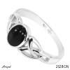 Ring 2628-ON mit echter Schwarzem Onyx