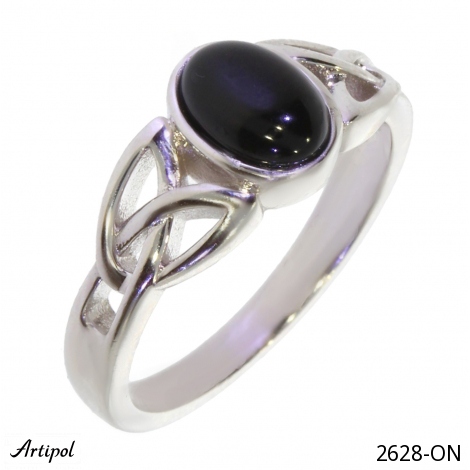 Ring 2628-ON with real Black Onyx