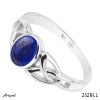 Ring 2628-LL with real Lapis lazuli