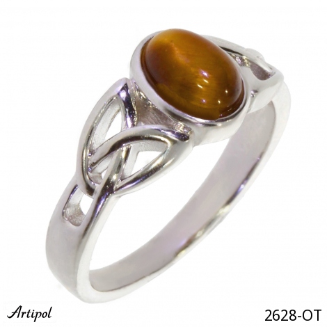 Ring 2628-OT mit echter Tigerauge