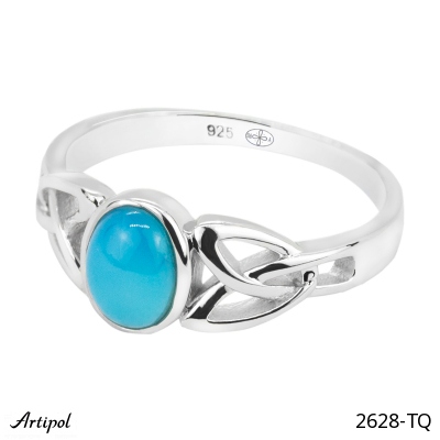 Ring 2628-TQ with real Turquoise