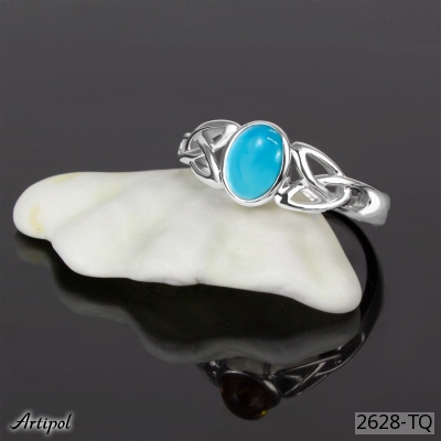Ring 2628-TQ with real Turquoise