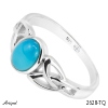 Ring 2628-TQ with real Turquoise