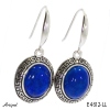 Earrings E4612-LL with real Lapis lazuli