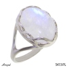 Ring 5413-PL with real Moonstone