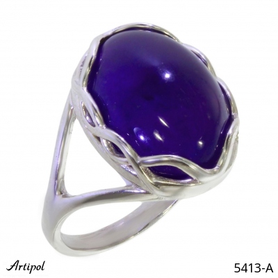 Ring 5413-A with real Amethyst