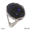 Bague 5413-ON en Onyx noir véritable