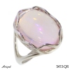 Bague 5413-QR en Quartz rose véritable