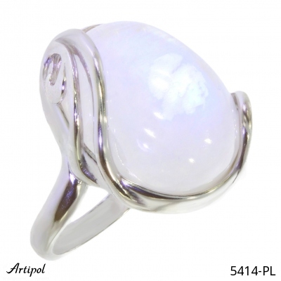 Ring 5414-PL with real Moonstone