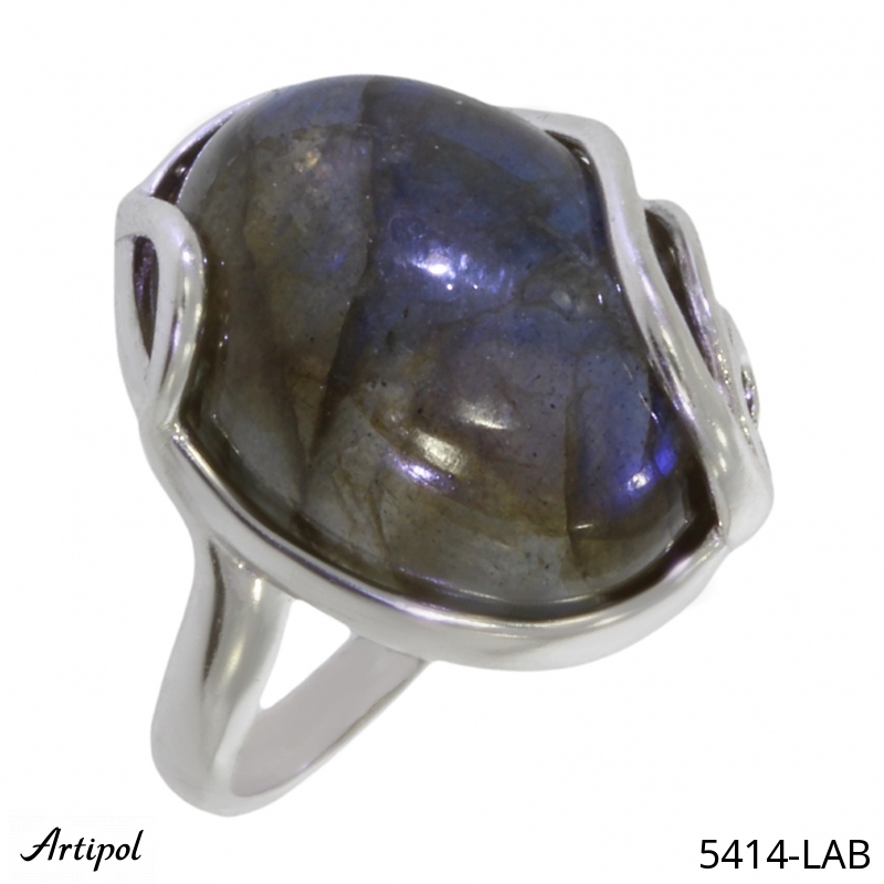 Bague 5414-LAB en Labradorite véritable