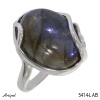 Ring 5414-LAB with real Labradorite