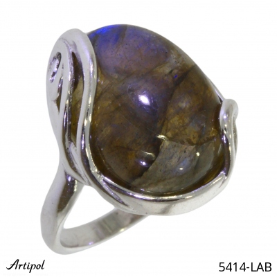 Ring 5414-LAB with real Labradorite