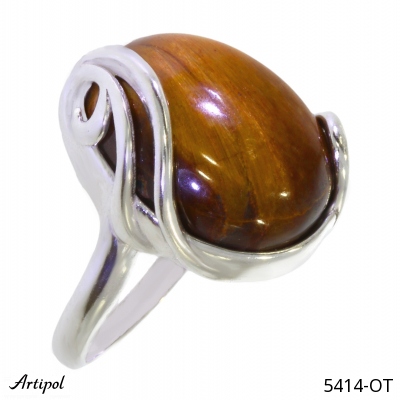 Ring 5414-OT with real Tiger's eye