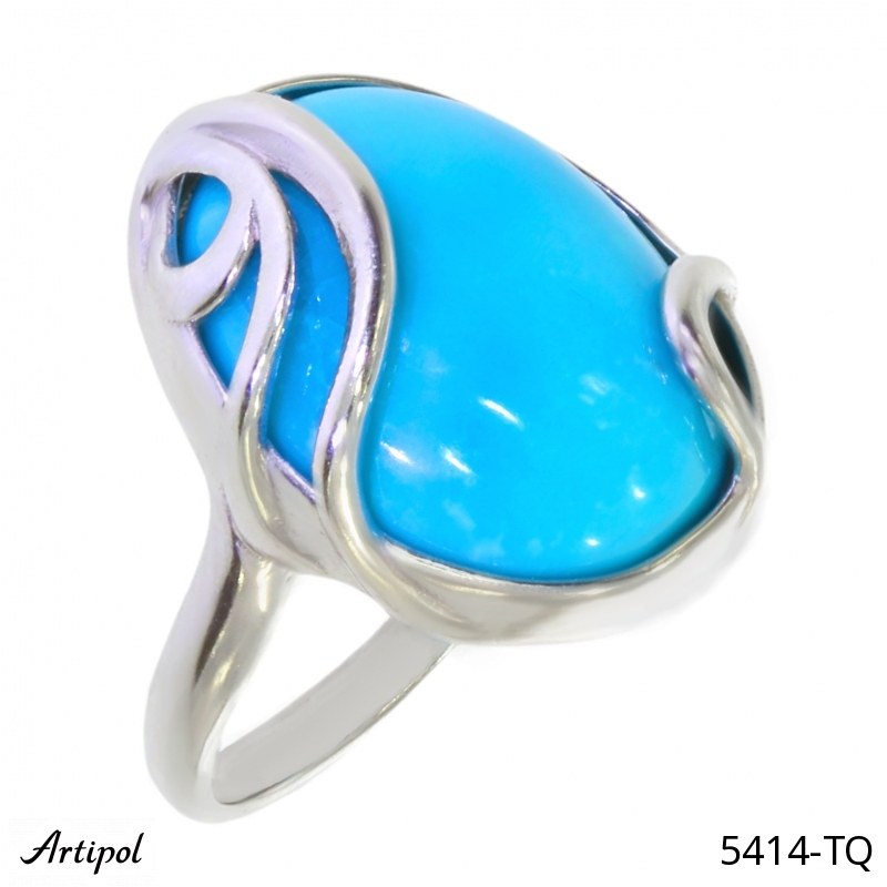 Ring 5414-TQ with real Turquoise